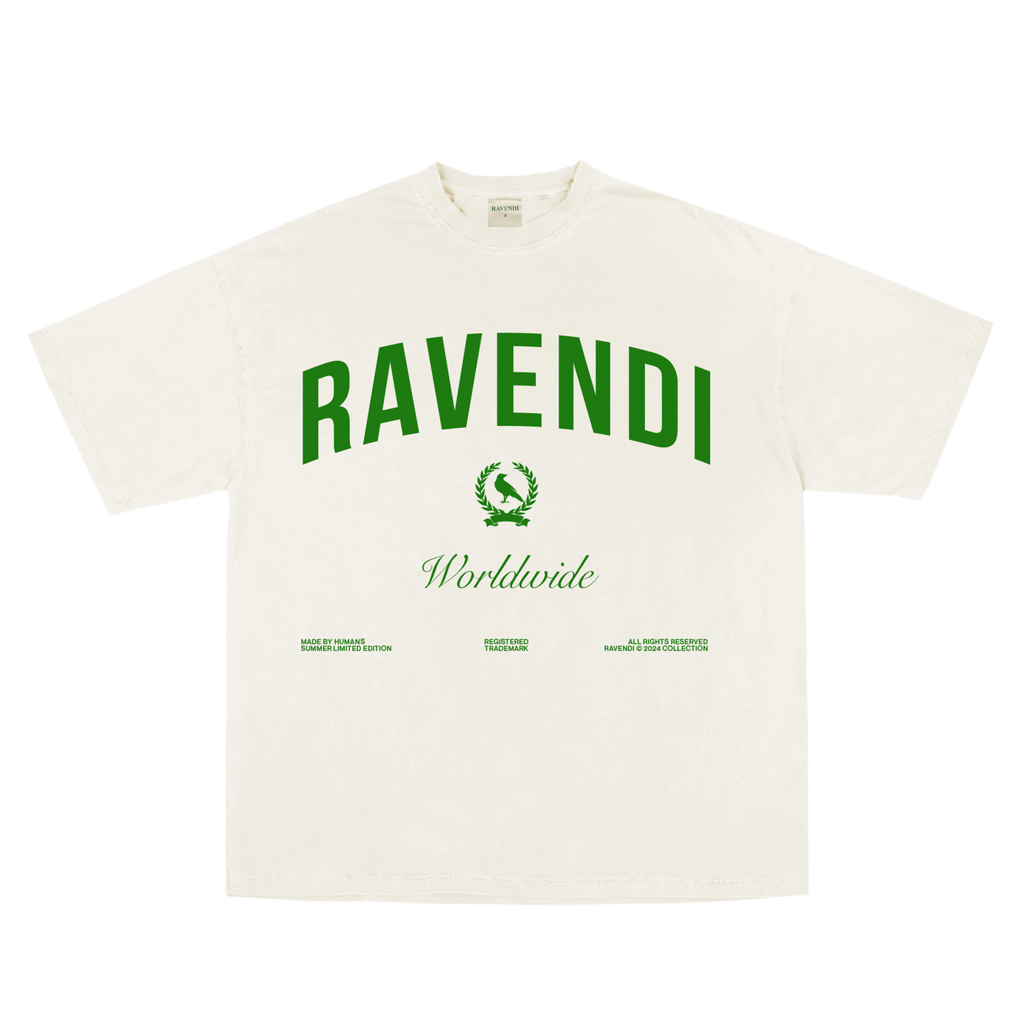 Ravendi Worldwide Shirt - Cream White